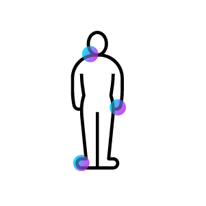 Icon showing focal dystonia